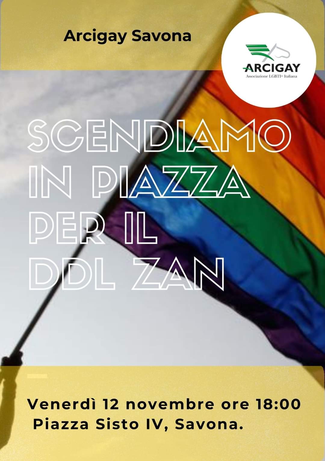 Arcigay Savona scende in piazza!